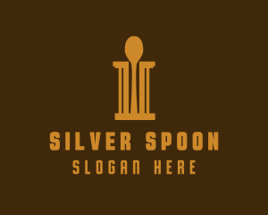 Spoon Architectural Pillar logo design