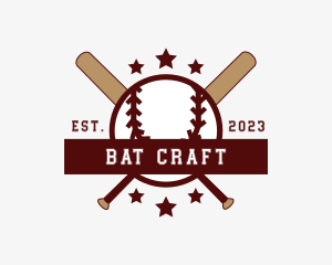 Baseball Bat Sports Club logo design