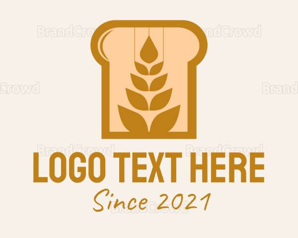 Wheat Bread Baker Logo