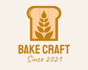 Wheat Bread Baker logo design