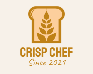 Wheat Bread Baker logo design