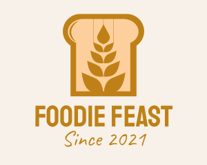 Wheat Bread Baker logo design