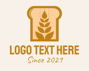 Dessert - Wheat Bread Baker logo design