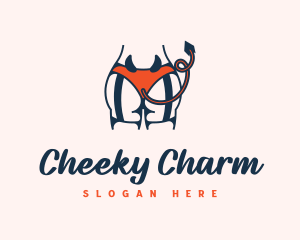 Cheeky - Naughty Kinky Devil Lingerie logo design