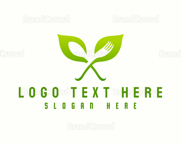 Organic Food Restaurant Logo