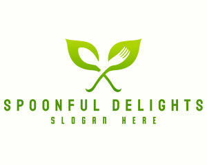 Organic Food Restaurant logo design