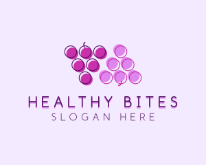 Fruit Berry Grapes  logo design