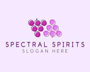 Fruit Berry Grapes  logo design