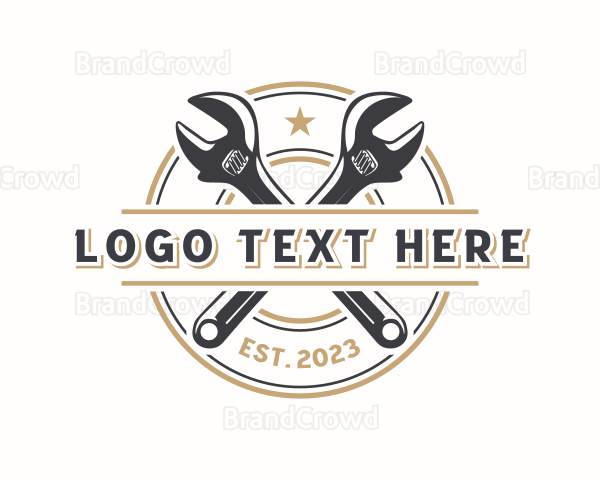 Wrench Tool Mechanic Logo