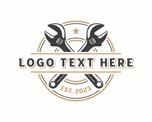 Wrench Tool Mechanic Logo