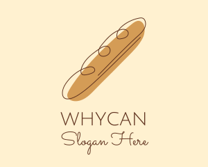 Cooking - French Baguette Bread logo design