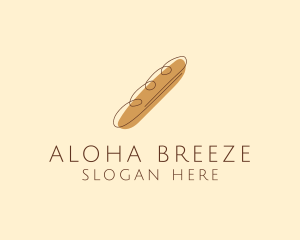 French Baguette Bread Deli logo design