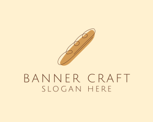 French Baguette Bread Deli logo design