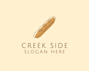 French Baguette Bread Deli logo design