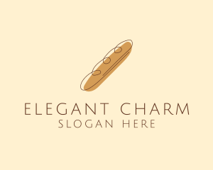 French Baguette Bread Deli logo design