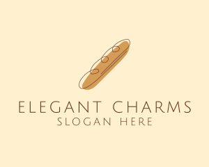 French Baguette Bread Deli logo design