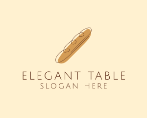 French Baguette Bread Deli logo design