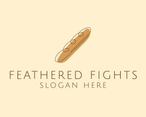 French Baguette Bread Deli logo design