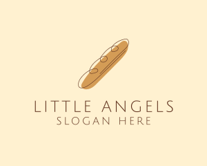 French Baguette Bread Deli logo design