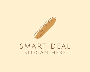 French Baguette Bread Deli logo design