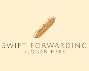 French Baguette Bread Deli logo design