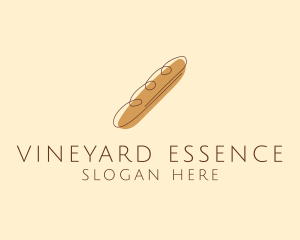 French Baguette Bread Deli logo design