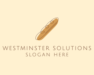 French Baguette Bread Deli logo design