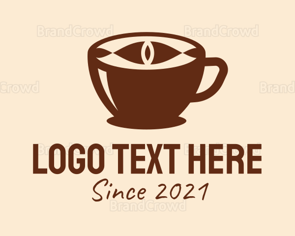 Coffee Cup Eye Logo
