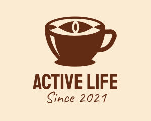 Vision - Coffee Cup Eye logo design
