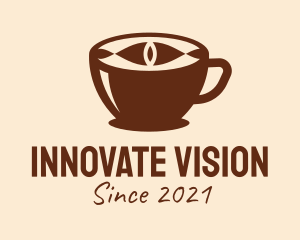 Coffee Cup Eye  logo design