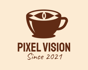 Coffee Cup Eye  logo design