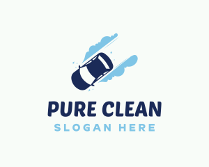 Fast Car Wash Cleaning logo design