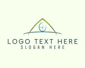 Village - House Roof Realty logo design