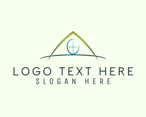 Subdivision - House Roof Realty logo design