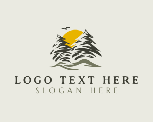 Lumber - Outdoor Pine Tree logo design