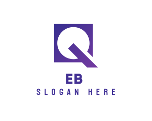 Violet Square Q Logo