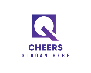 Violet Square Q Logo
