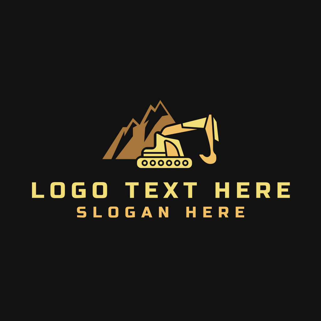 Mountain Excavator Machinery Logo | BrandCrowd Logo Maker