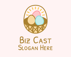 Easter Egg Basket  Logo