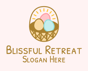 Easter Egg Basket  Logo