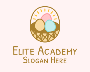 Easter Egg Basket  Logo