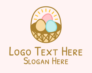 Easter Egg Basket  Logo