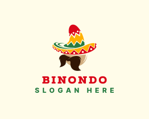 Mexican Hat Mustache Logo