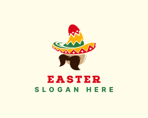 Culture - Mexican Hat Mustache logo design