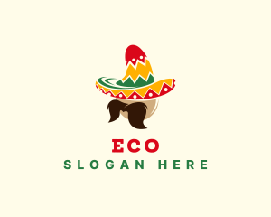 Traditional - Mexican Hat Mustache logo design