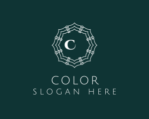 Elegant Doily Flower Logo