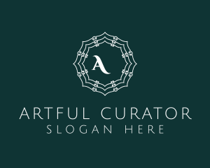 Elegant Doily Flower logo design