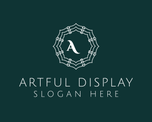 Elegant Doily Flower logo design