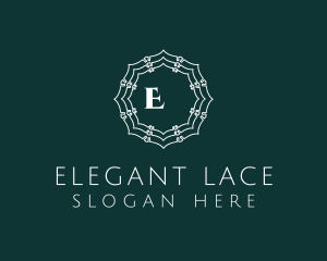 Elegant Doily Flower logo design