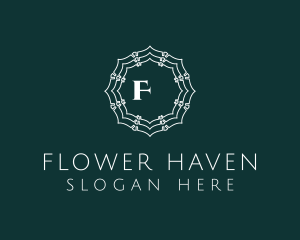 Elegant Doily Flower logo design